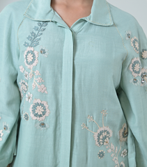 SEA BLUE ROSALINE CO-ORD SET