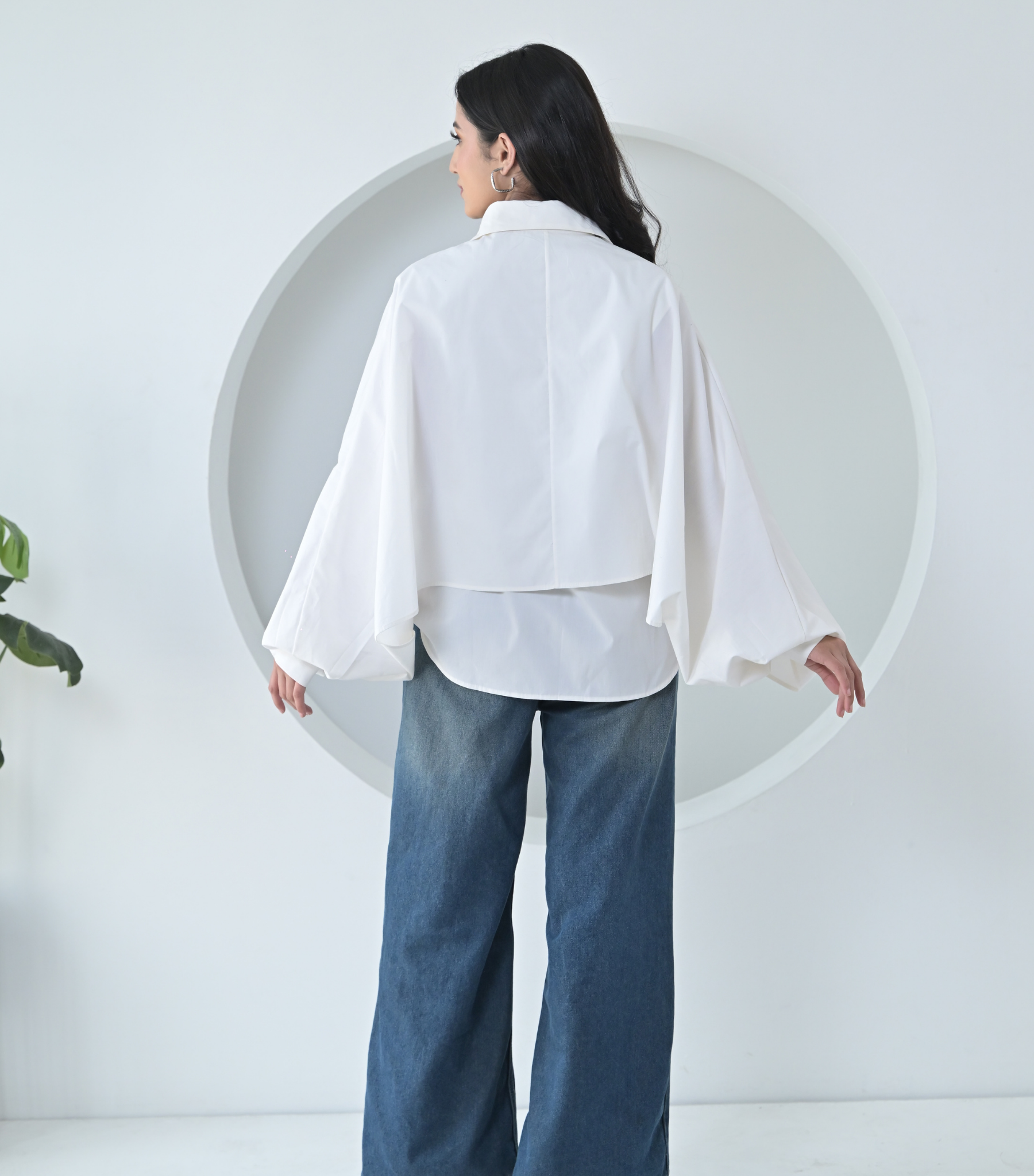 WHITE NOCTURNE ECLIPSE SHIRT