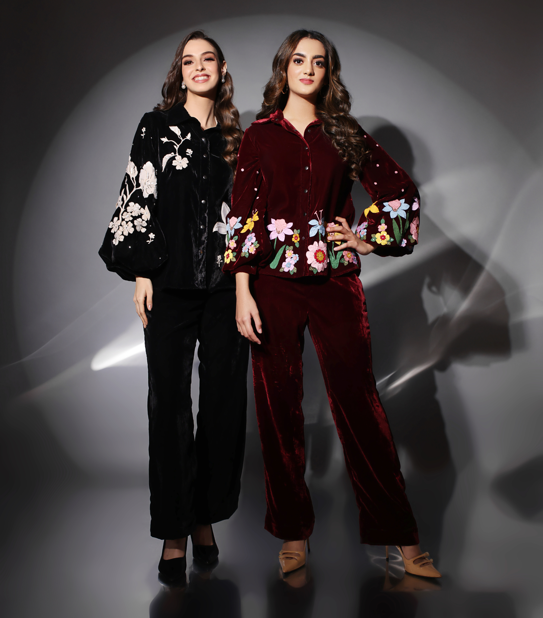 THE HIBISCUS LUNAR BLOOM ENSEMBLE CO-ORD SET