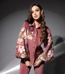 BOTANICAL SMALL FLOWER BERRY BLOSSOM CO-ORD SET