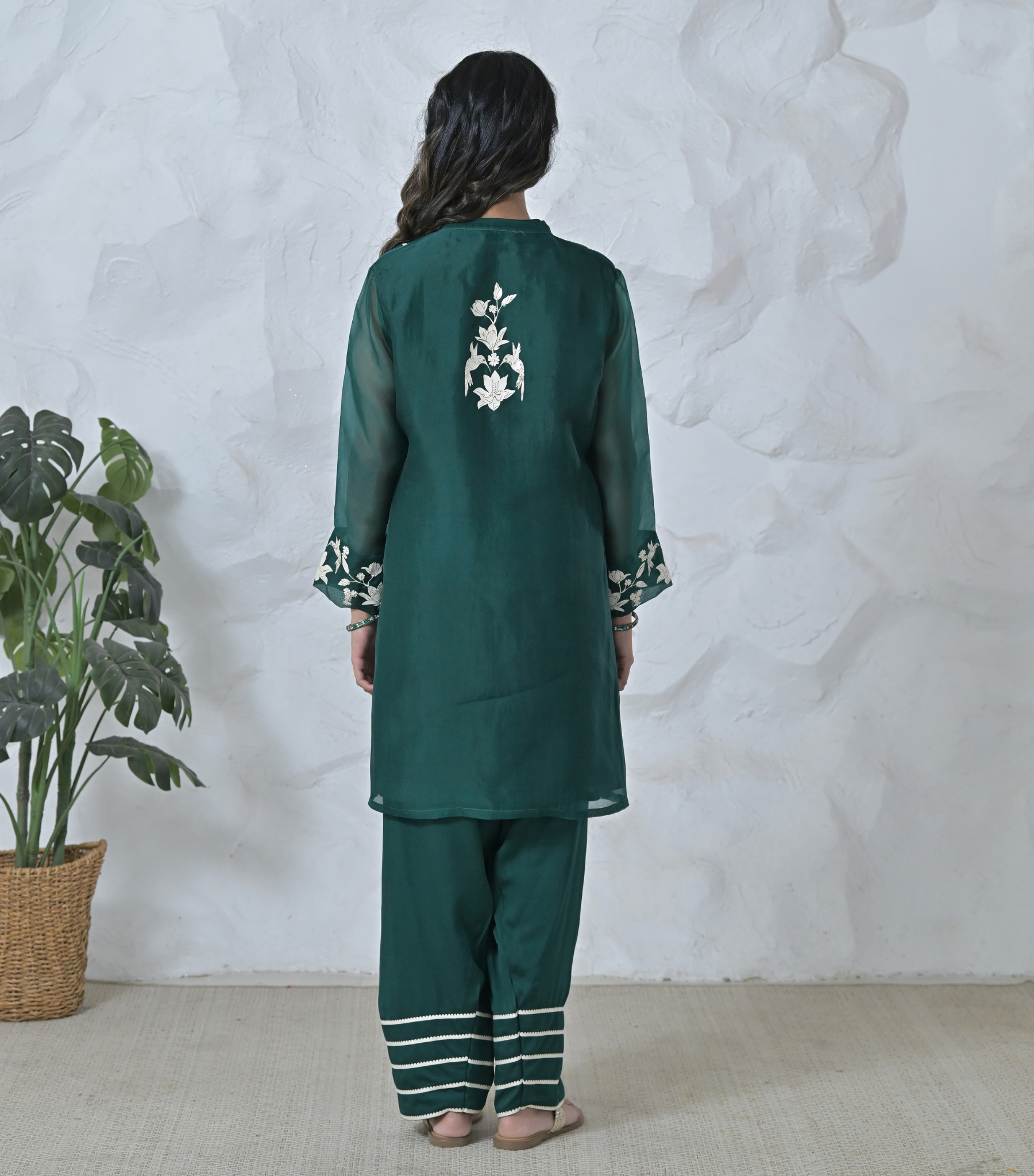 MADHUBALA TUNIC & FARSI PANT WITH DUPATTA