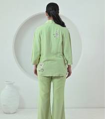 LIME GREEN ROSALINE CO-ORD SET