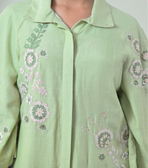 LIME GREEN ROSALINE CO-ORD SET