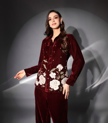GULAB & STONEWORK IMPERIAL BLOSSOM CO-ORD SET