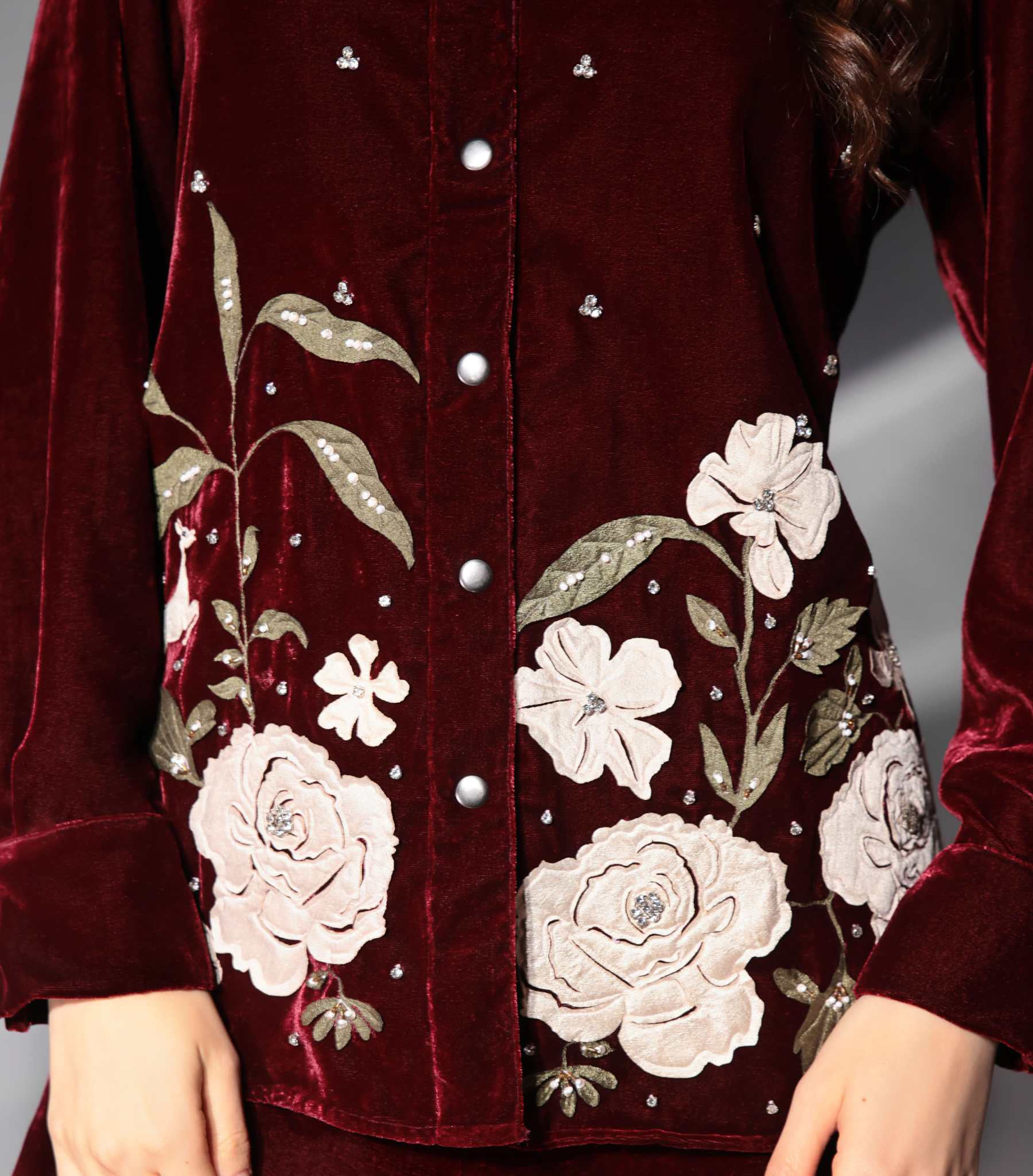 GULAB & STONEWORK IMPERIAL BLOSSOM CO-ORD SET