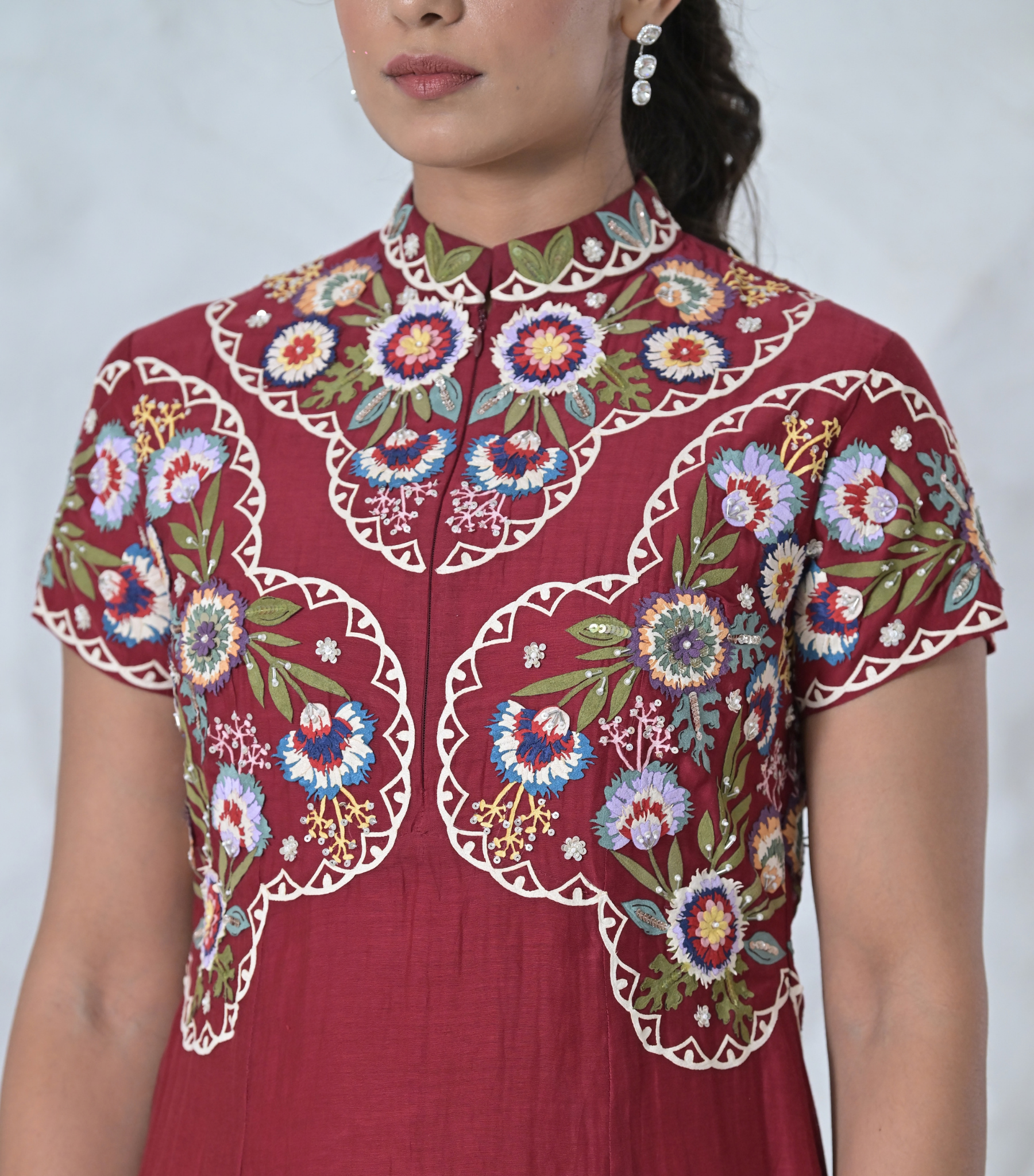 PHOOLWARI ANARKALI SUIT SET