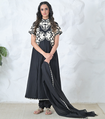 IVORY GARDEN ANARKALI SUIT SET
