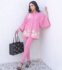 POWDER PINK FLÉUR SHIRT