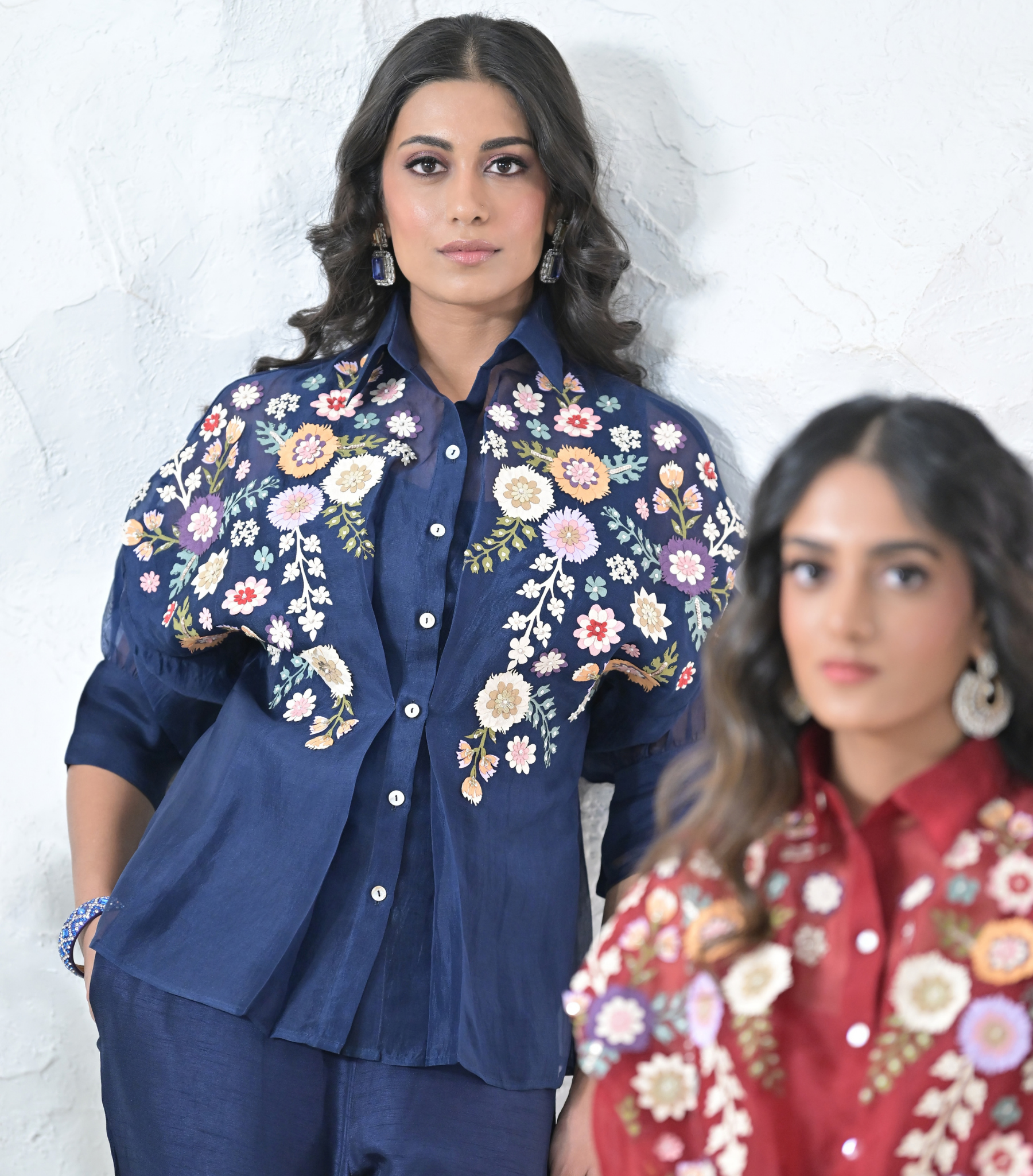 PHOOL-PATTI ORGANZA SHIRT SET
