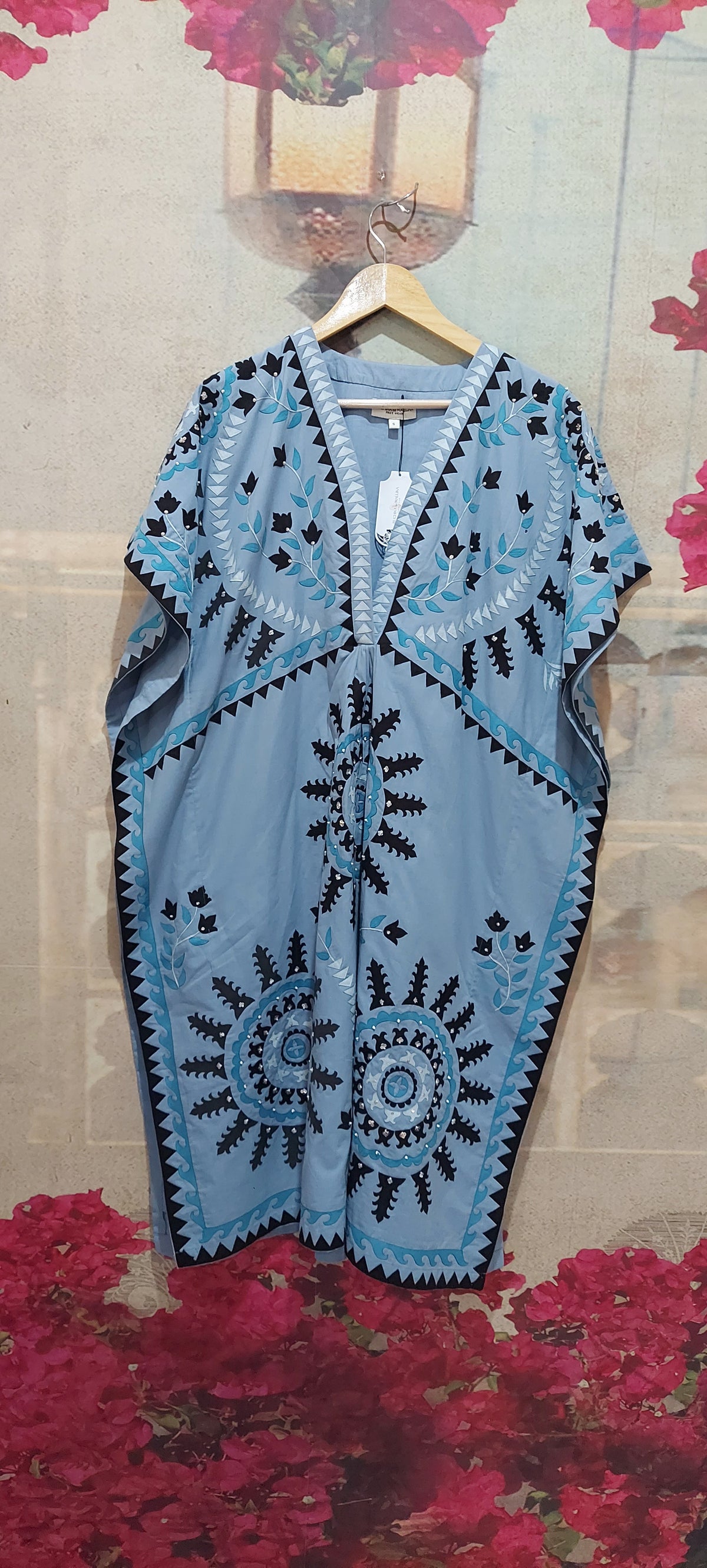 BLUE MOSAIC KAFTAN