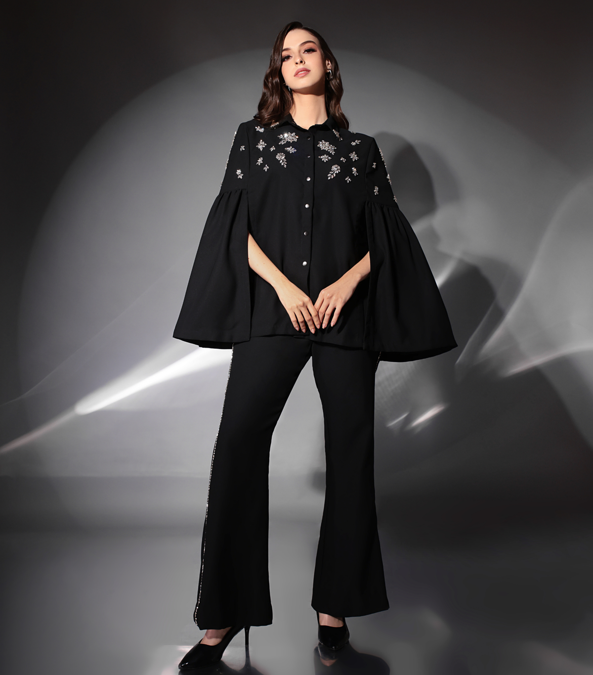 BLACK NOIR CELESTIAL CAPE SET