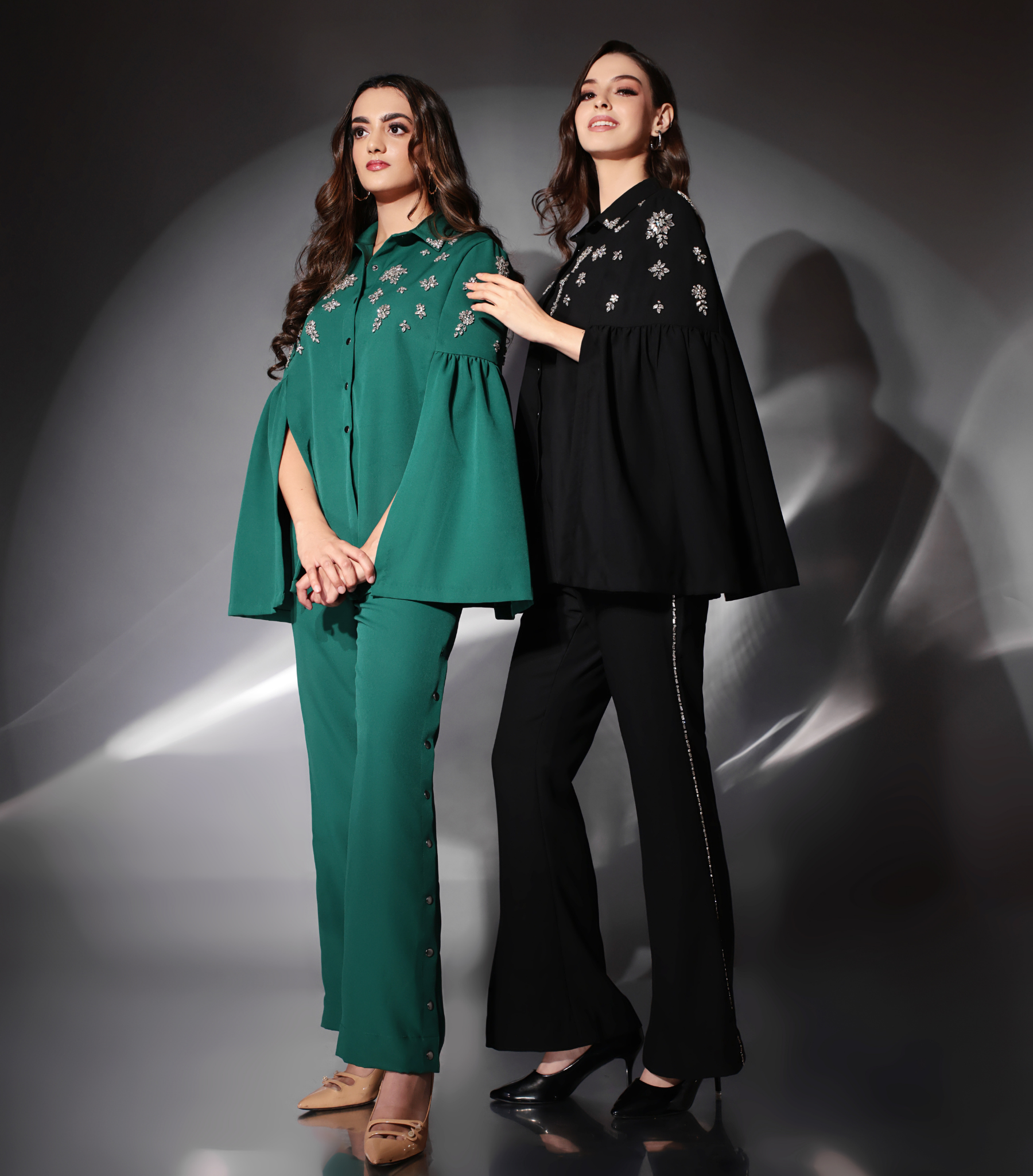 BLACK NOIR CELESTIAL CAPE SET