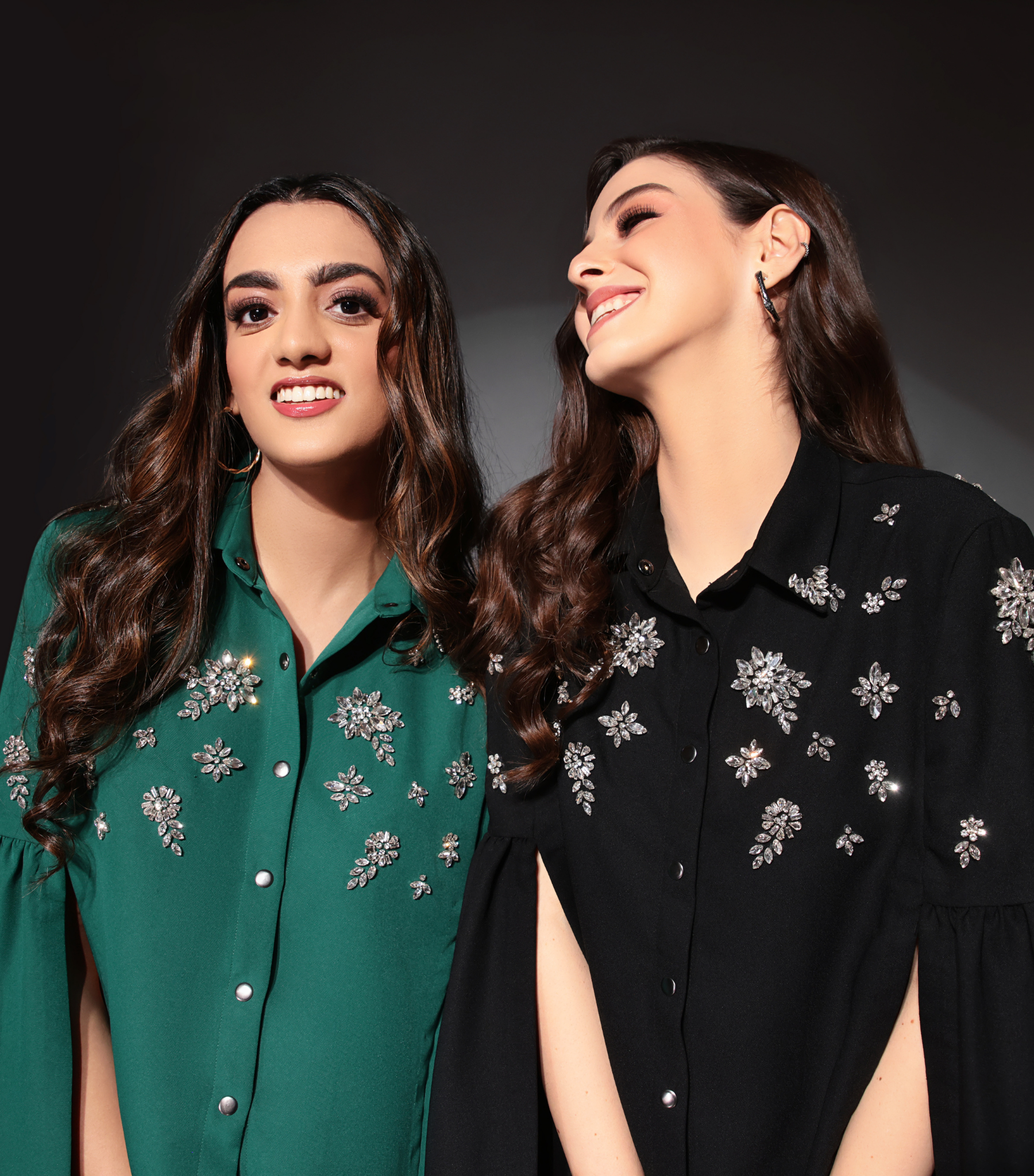 TEAL NOIR CELESTIAL CAPE SET