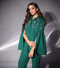 TEAL NOIR CELESTIAL CAPE SET