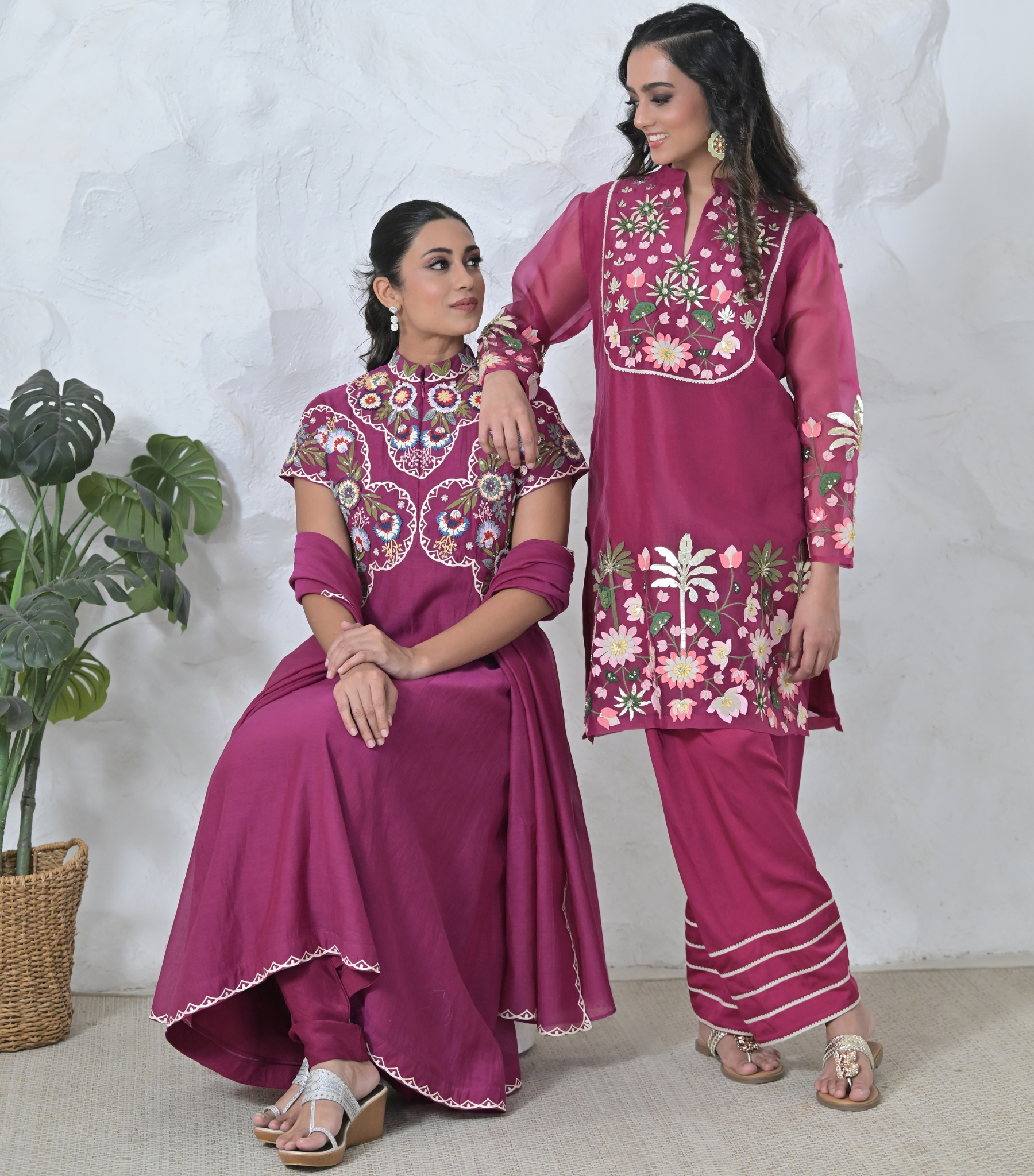 PICHWAI TUNIC & FARSI PANT SET