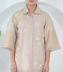 PEARL PETAL JAALI TUNIC SET