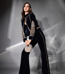 THE OBSIDIAN GLOW JACKET WITH PANTS SET