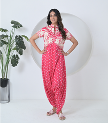 IVORY GARDEN BANDHANI JUMPSUIT