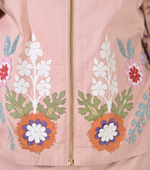 BIG PHOOL PATTI ZIPPER CO-ORD SET