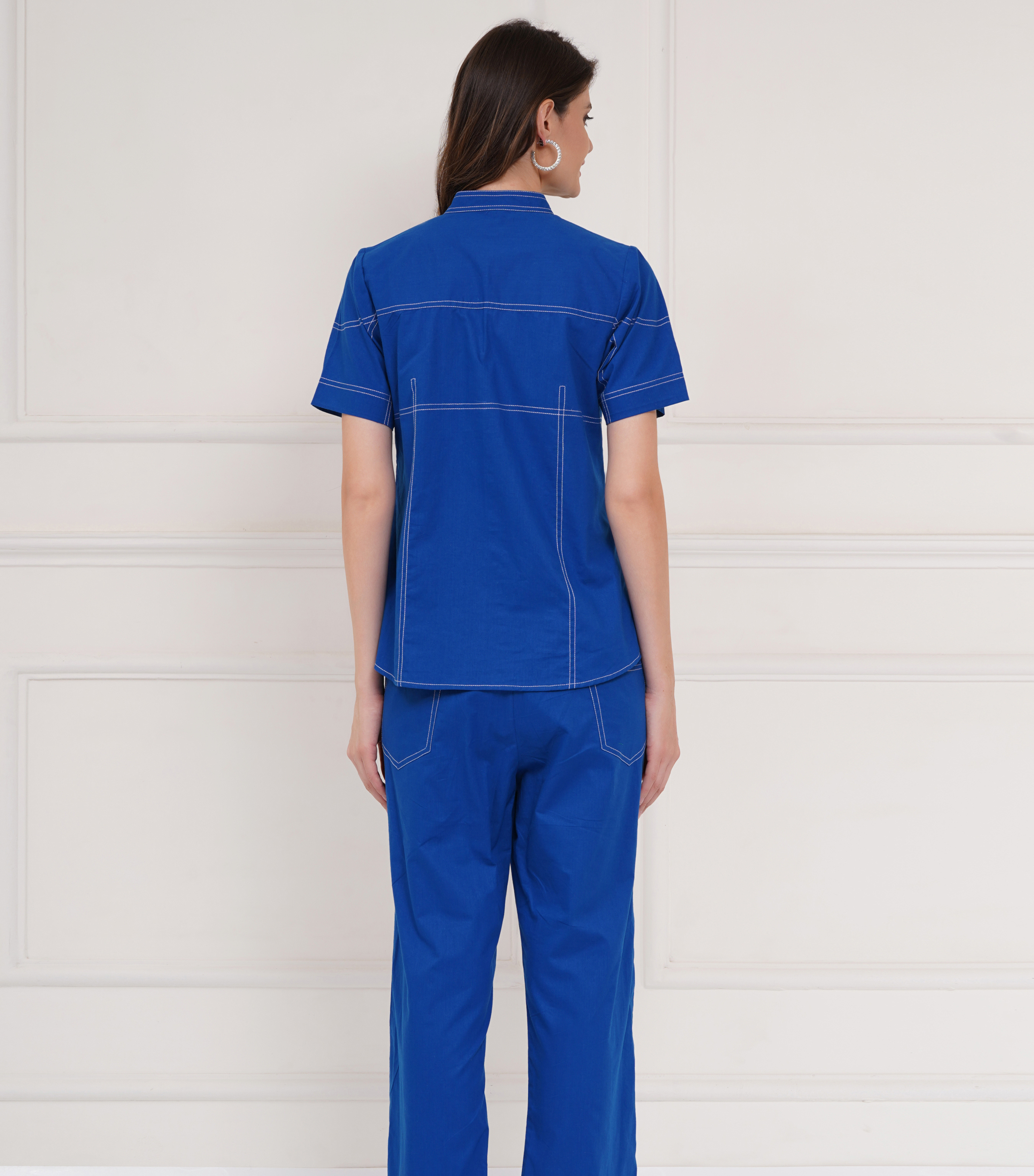 SHORT SLEEVE PICHWAI COORD SET