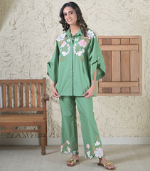 BIG KHUSHBOO OVERSIZED SHIRT SET