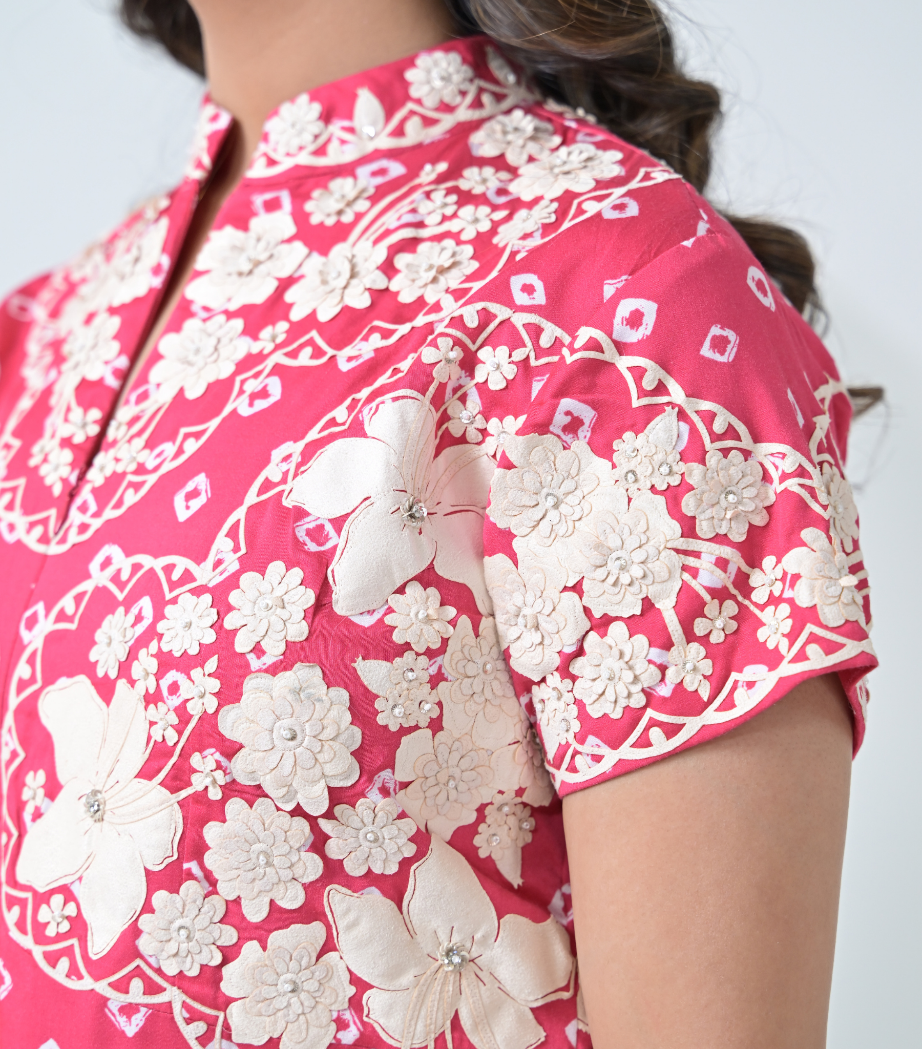 IVORY GARDEN BANDHANI JUMPSUIT