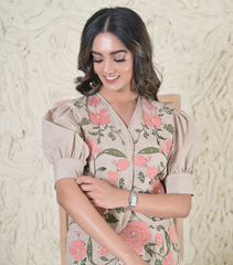 GULAB BEIGE SKIRT SET
