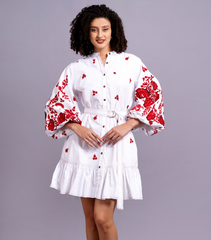 HEAVY ROSE SEQUENCE DRESS