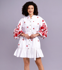 HEAVY ROSE SEQUENCE DRESS