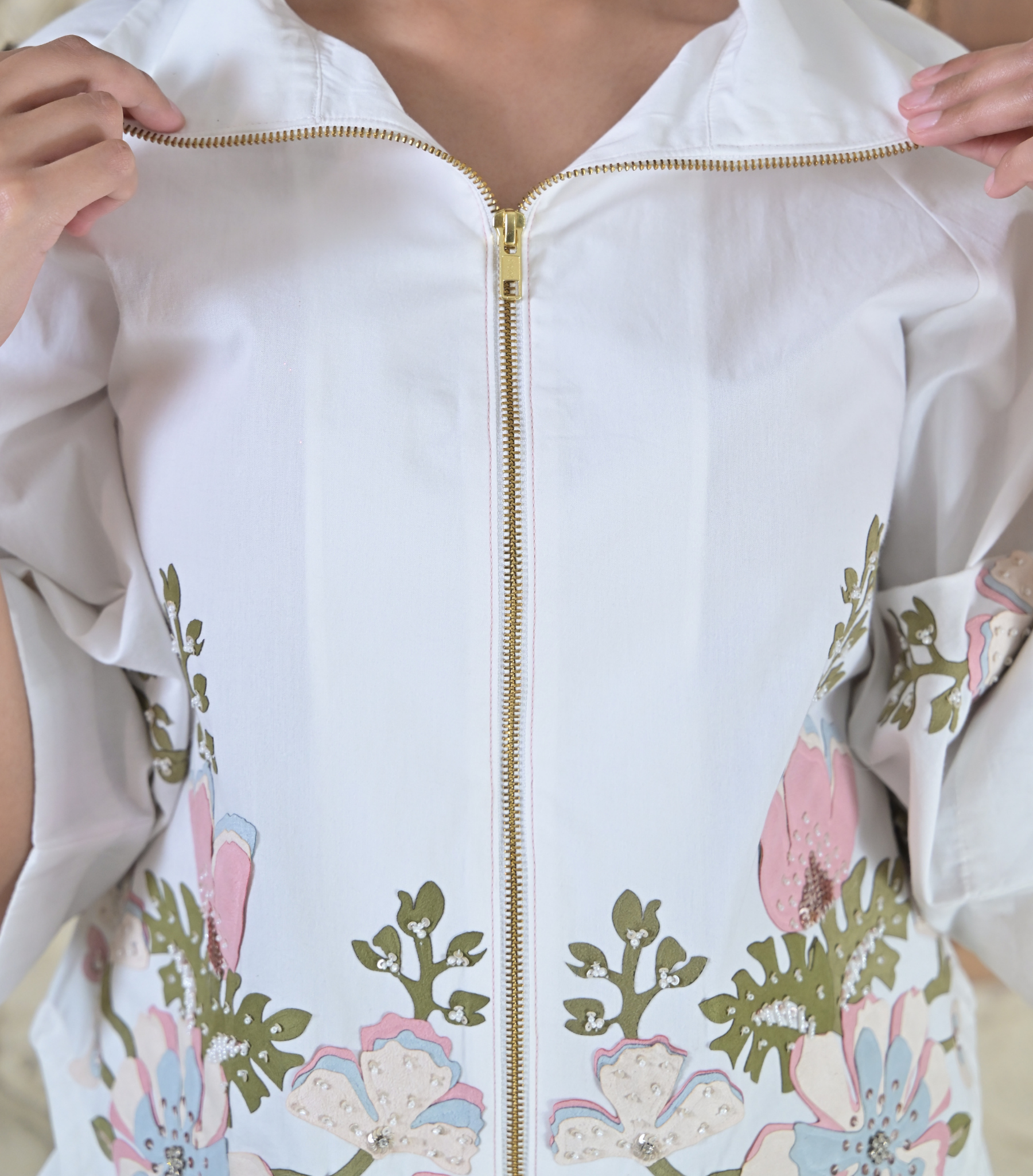 BIG KHUSHBOO ZIPPER CO-ORD SET