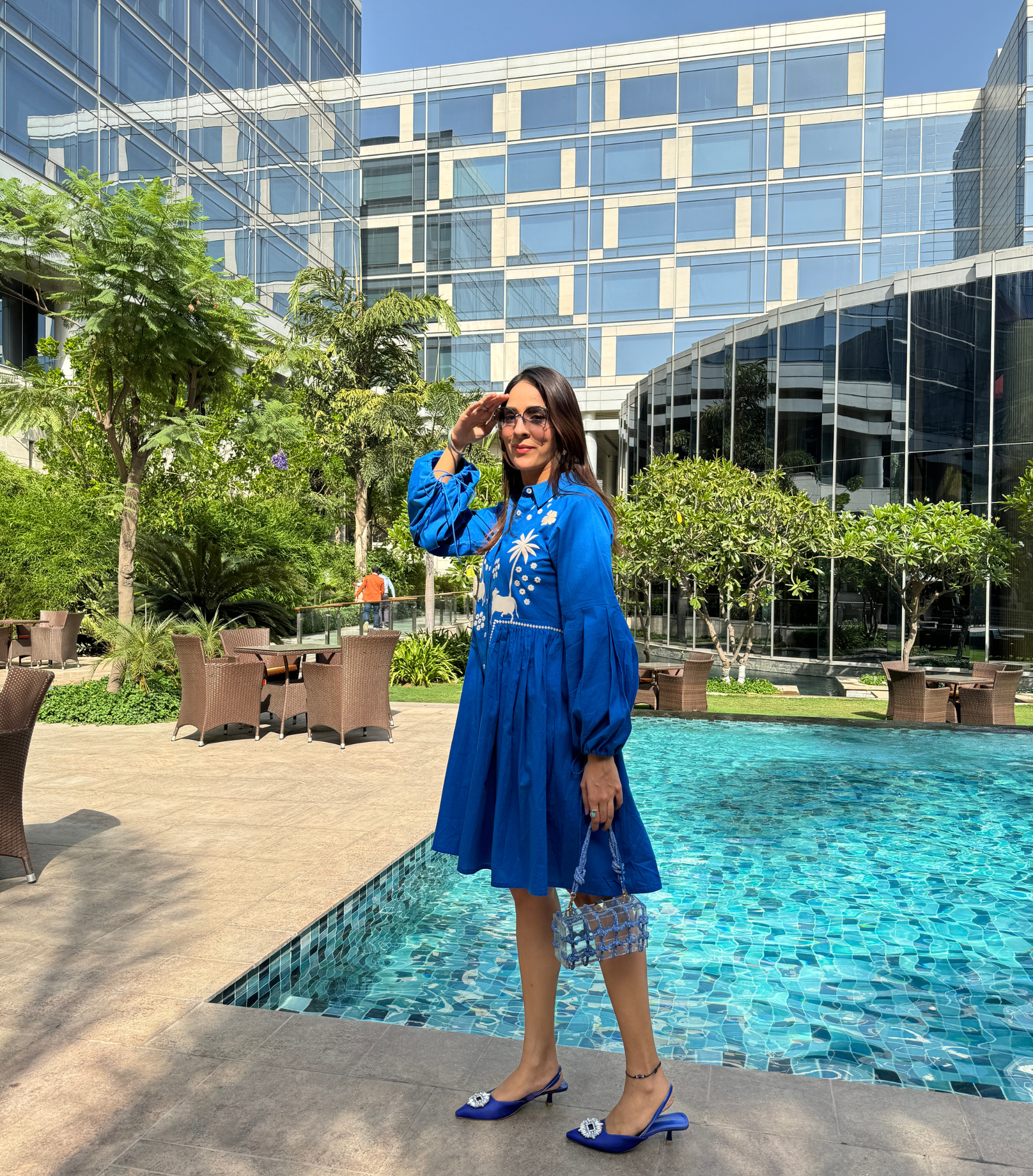 AKSHITA GOSAIN - PICHWAI LACE DRESS