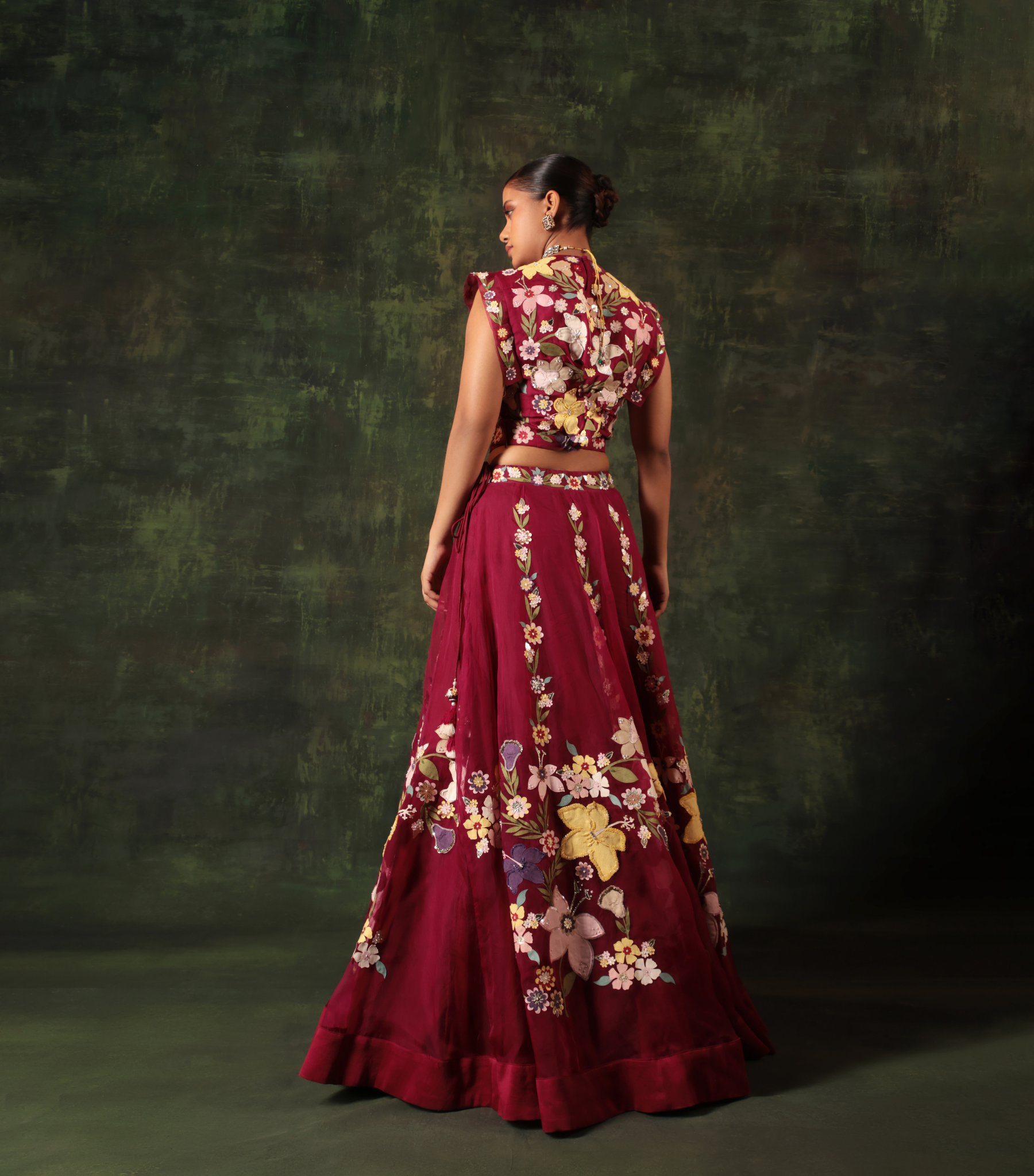 RANI BOTANICAL BEAUTY LEHENGA SET