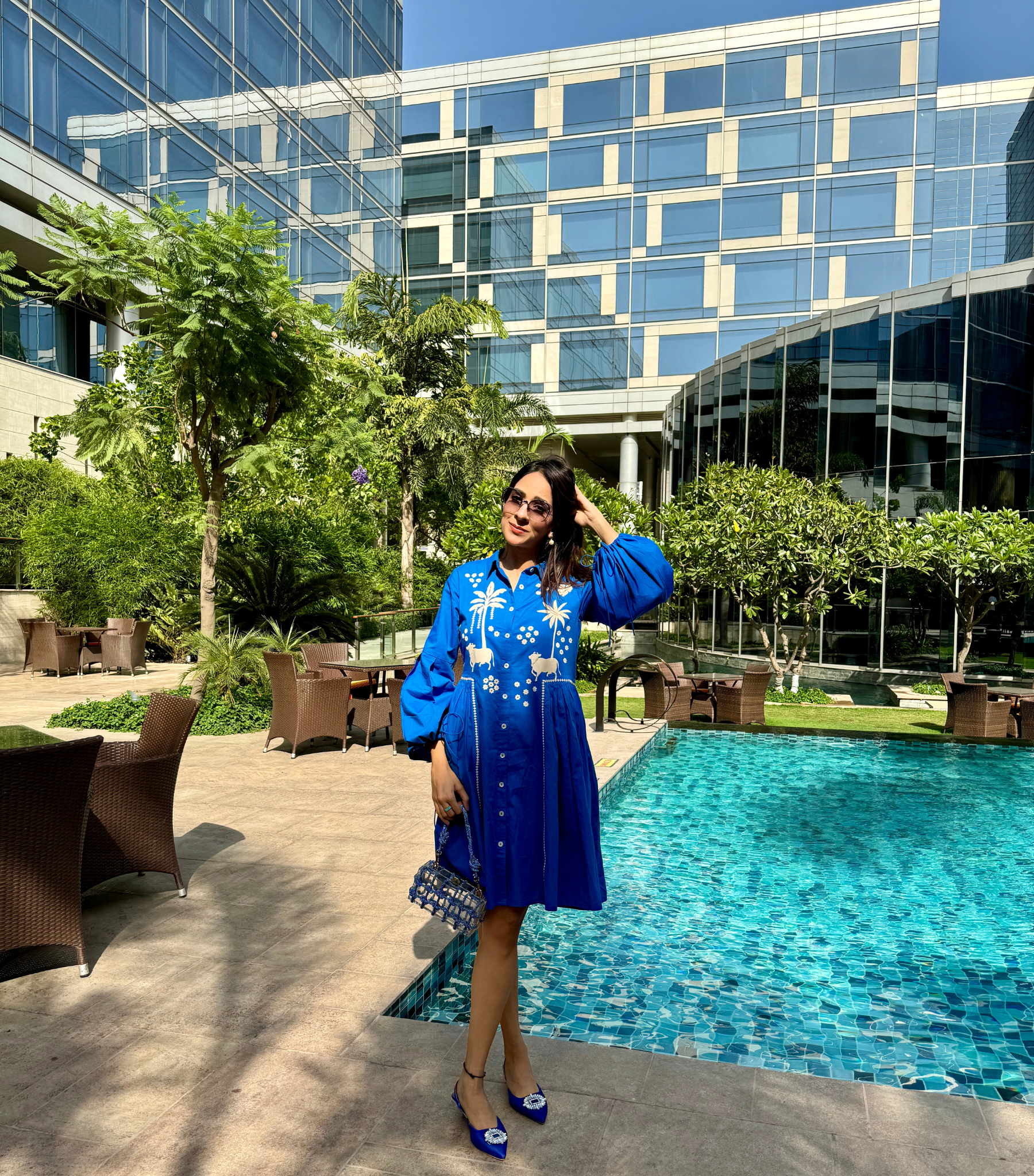 AKSHITA GOSAIN - PICHWAI LACE DRESS