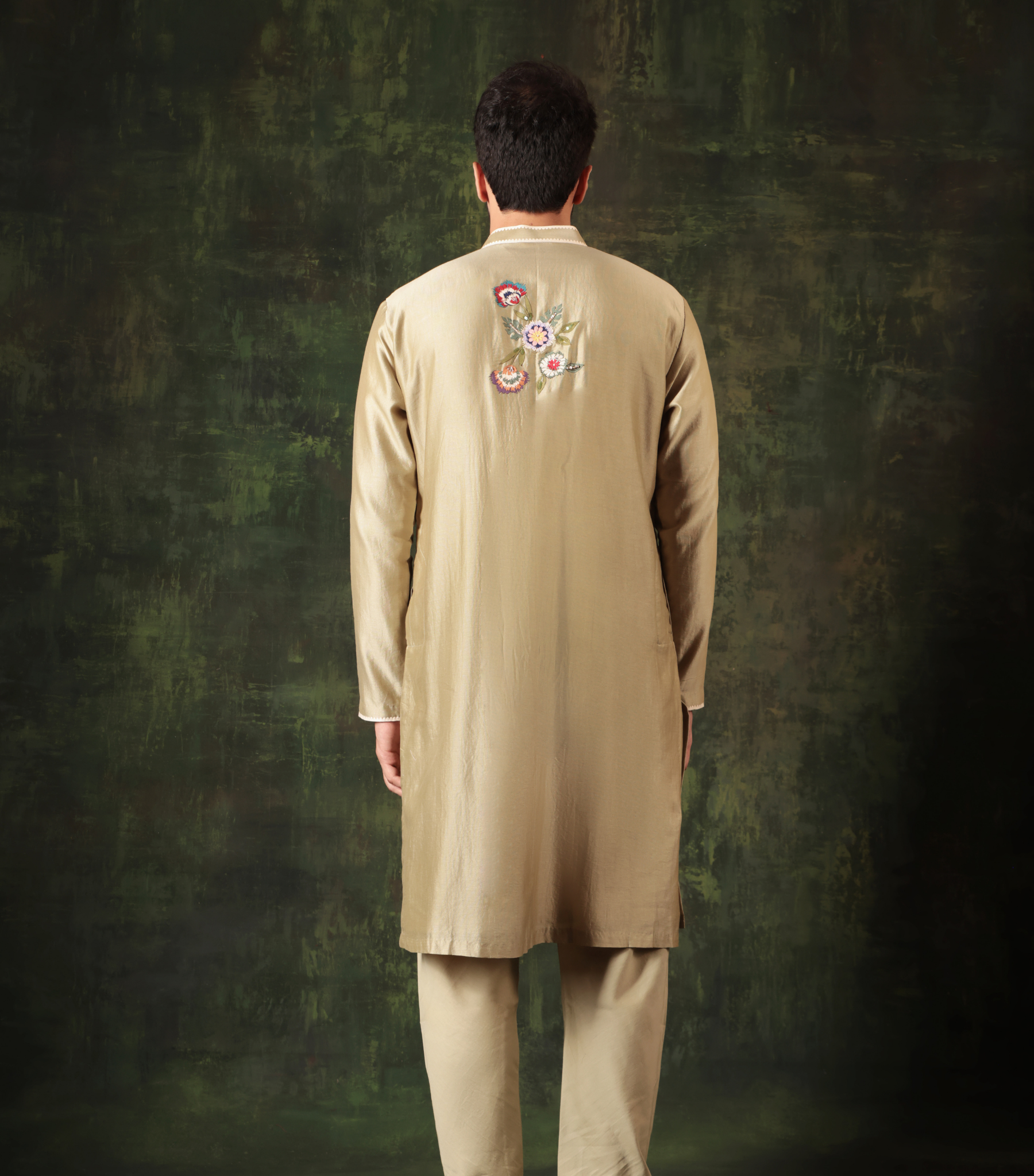 PHOOLWARI MINT BLOOM KURTA SET