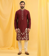 MUGHLORA EMBROIDERED MENS KURTA