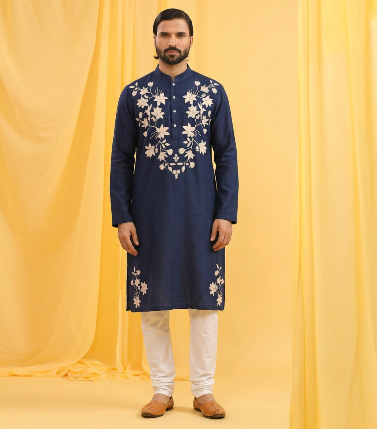 MADHUBALA EMBROIDERED MENS KURTA