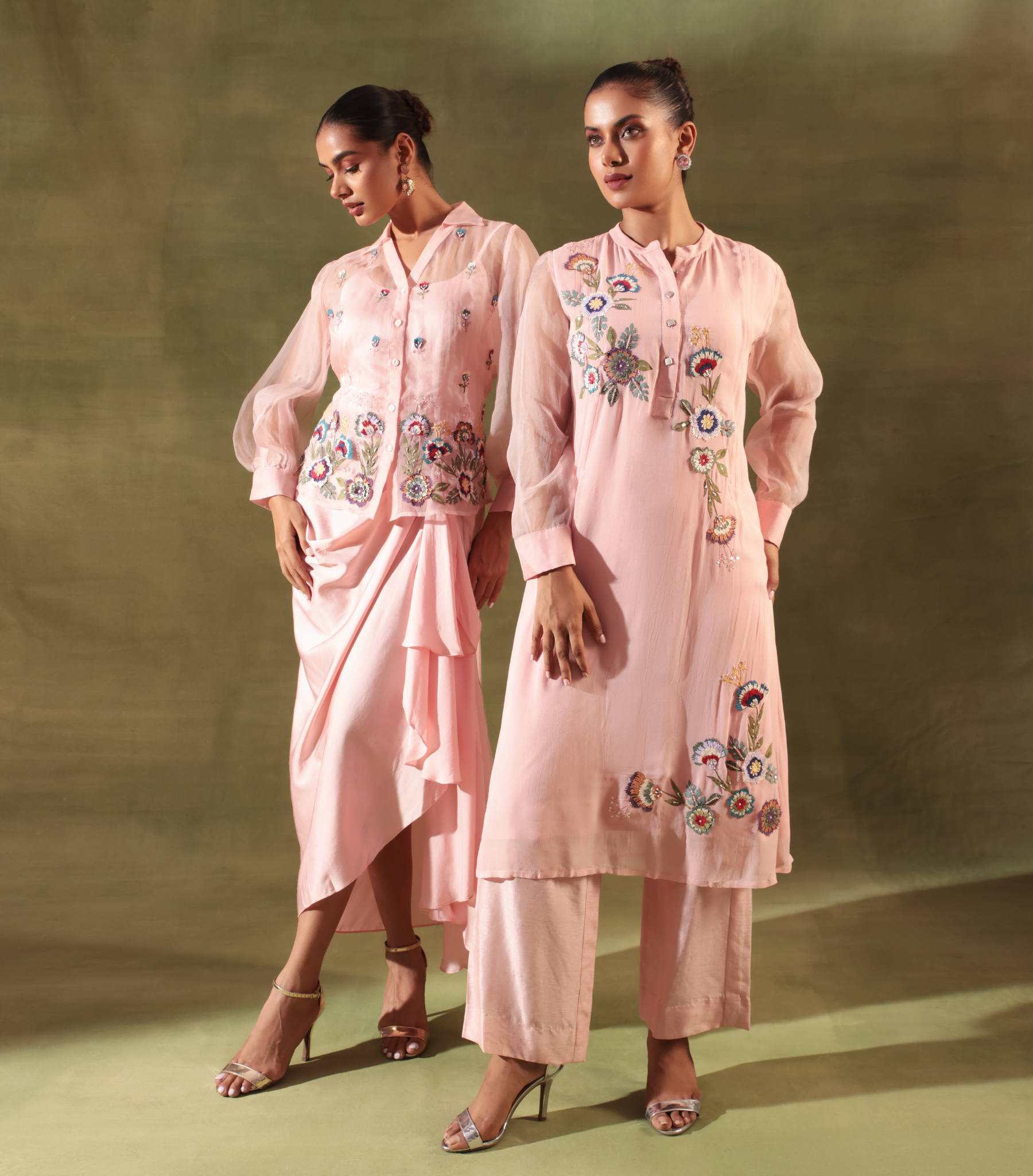 PHOOLWARI SOFT BLOOM KURTA SET