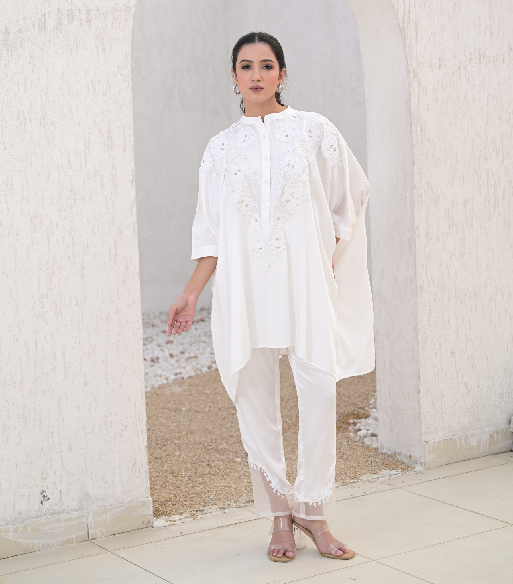 MOONVEIL KURTA KAFTAN SET