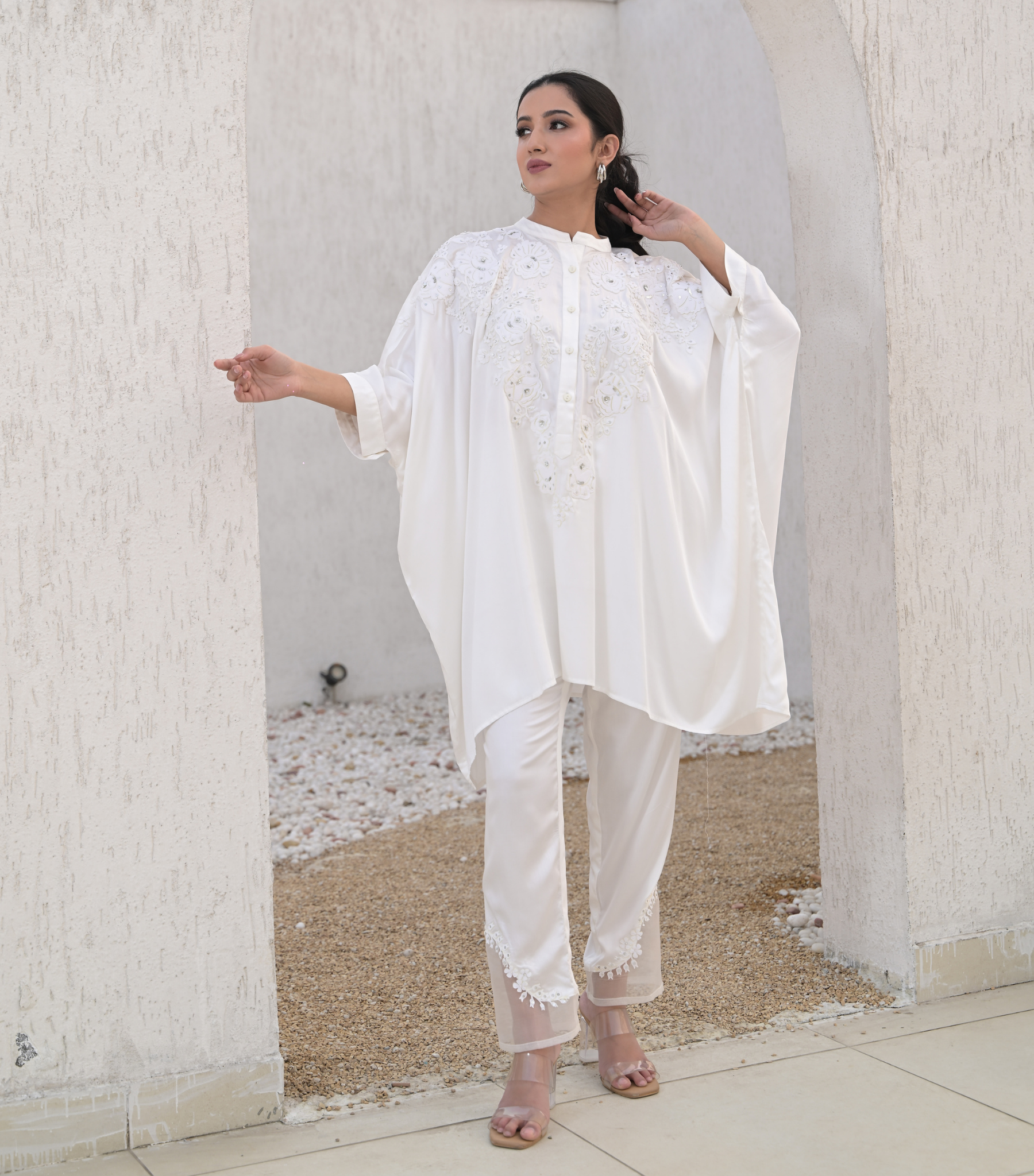 MOONVEIL KURTA KAFTAN SET