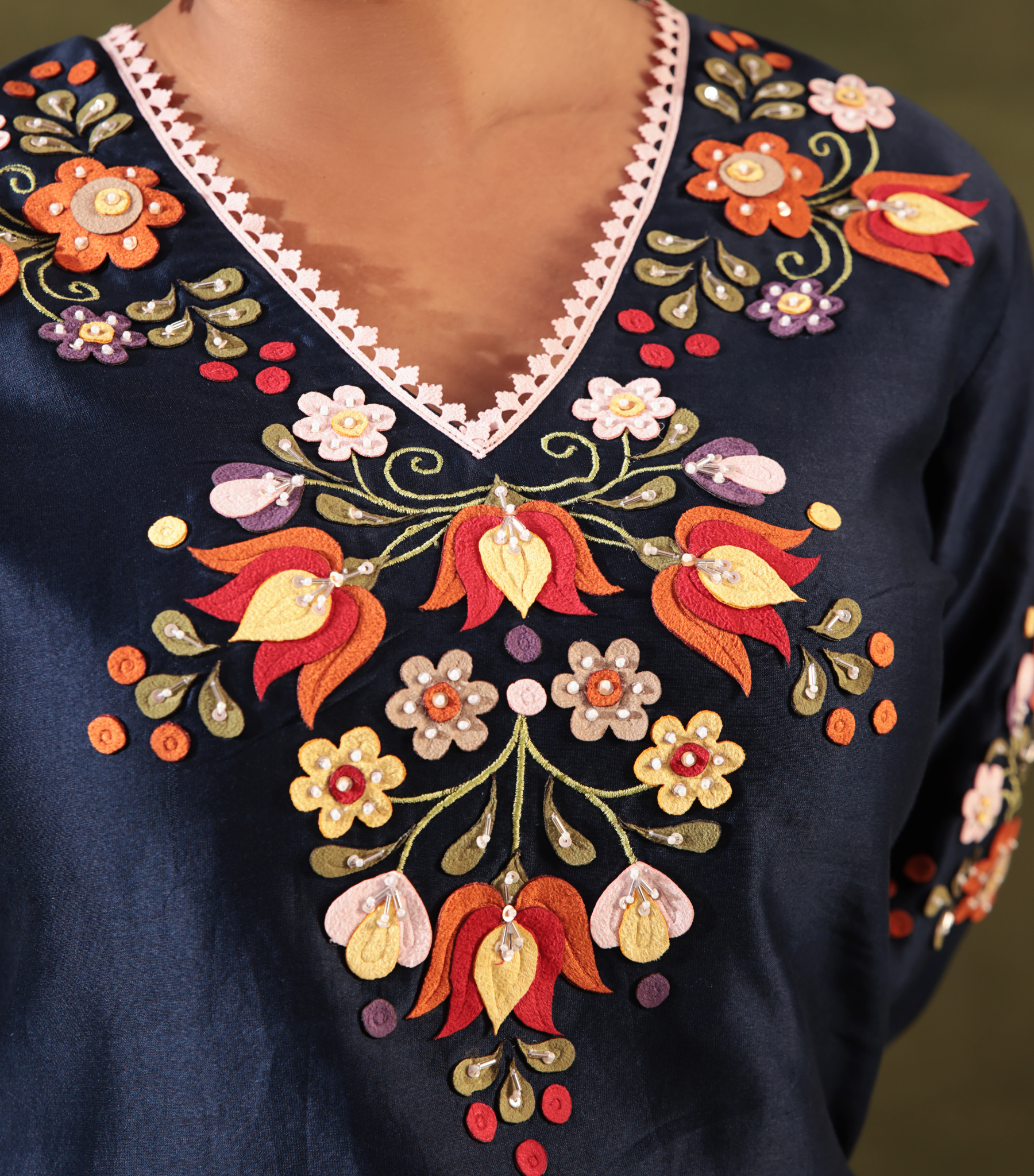 TWILIGHT POPPY FLOWER SKIRT SET