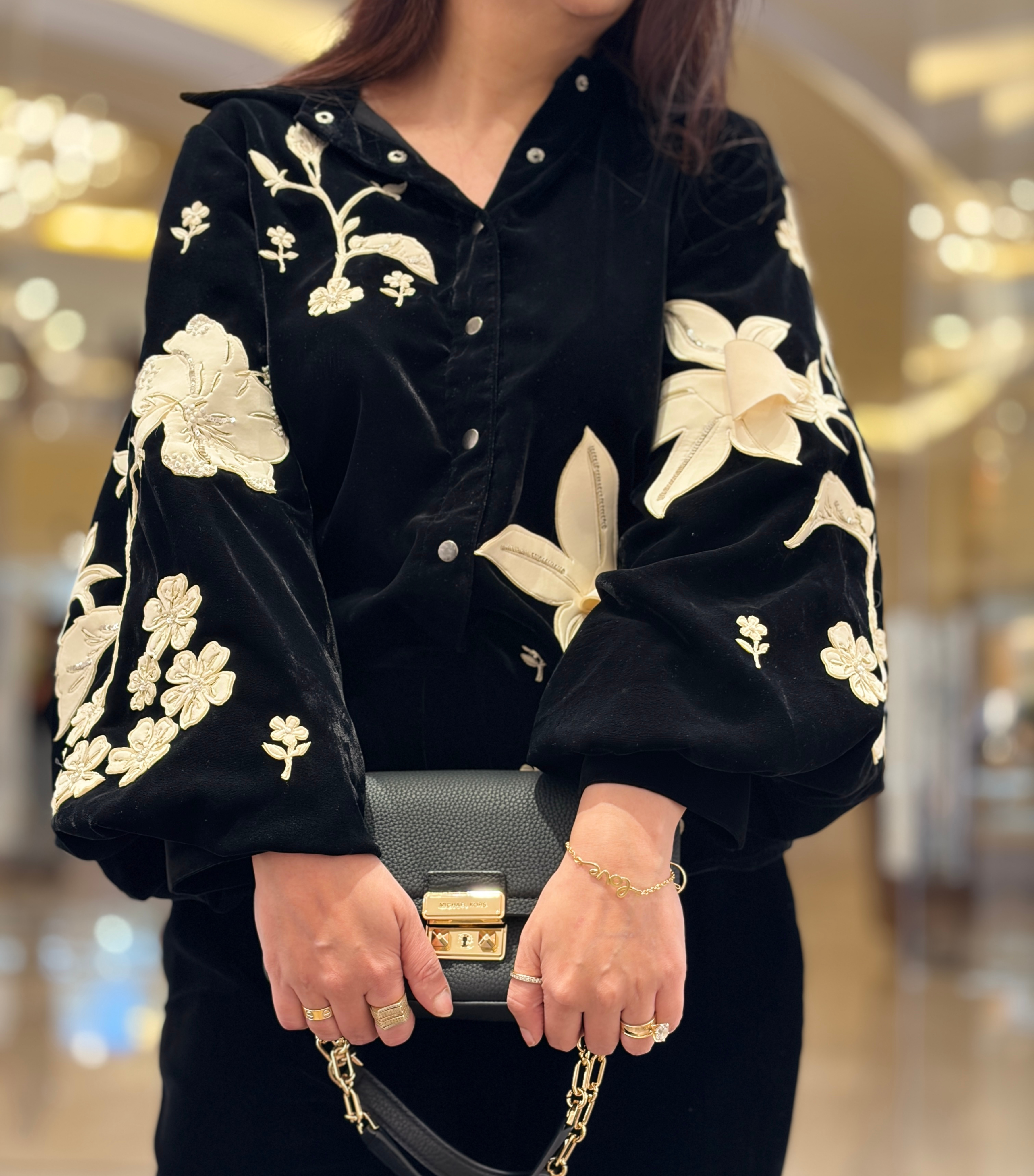 SHEENA AJMANI - THE HIBISCUS LUNAR BLOOM ENSEMBLE CO-ORD SET