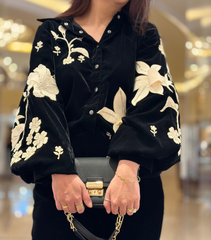 SHEENA AJMANI - THE HIBISCUS LUNAR BLOOM ENSEMBLE CO-ORD SET