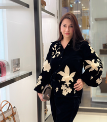 SHEENA AJMANI - THE HIBISCUS LUNAR BLOOM ENSEMBLE CO-ORD SET
