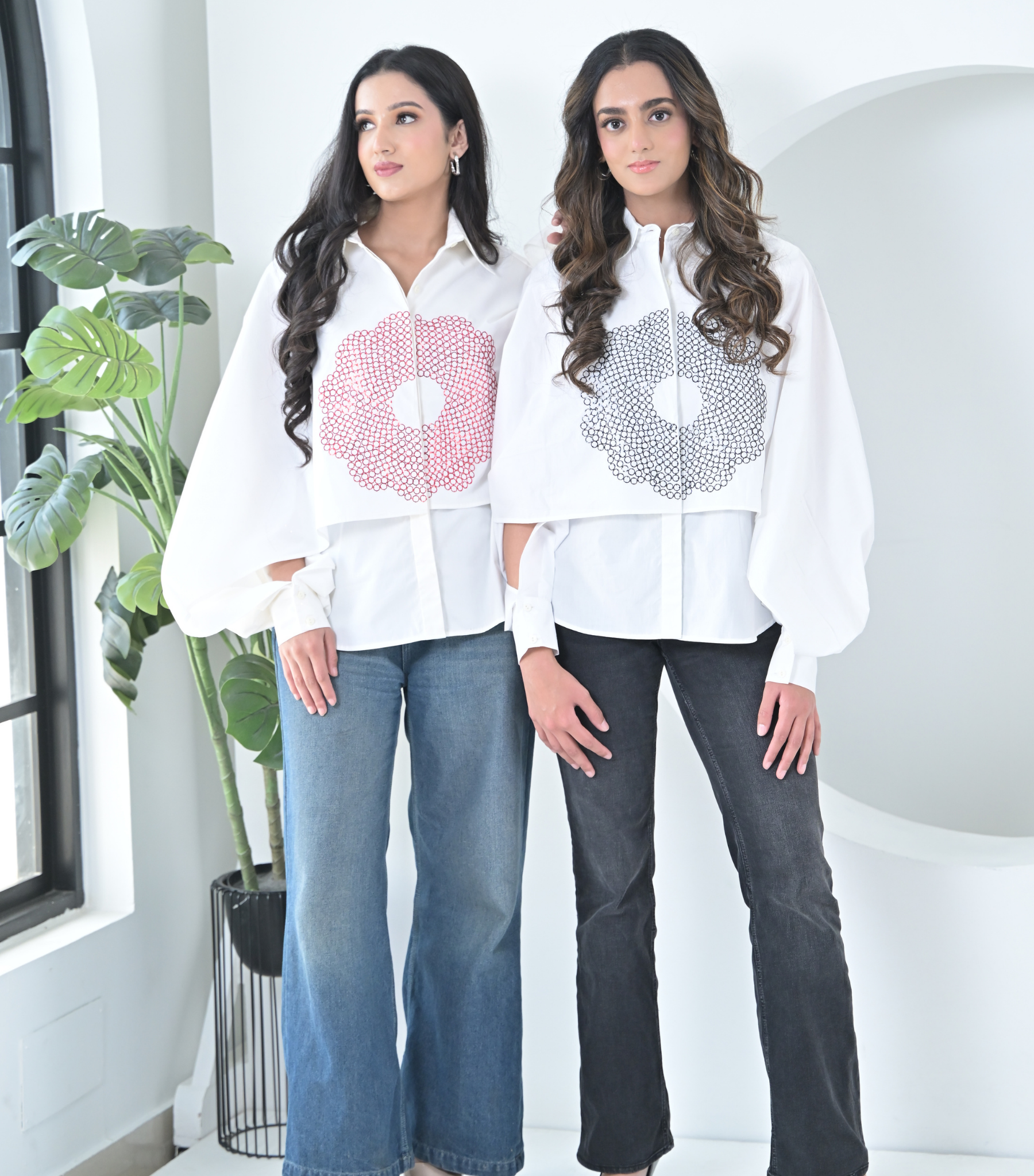 WHITE NOCTURNE ECLIPSE SHIRT