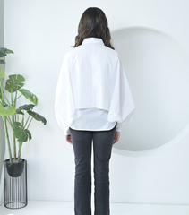 WHITE NOCTURNE ECLIPSE SHIRT