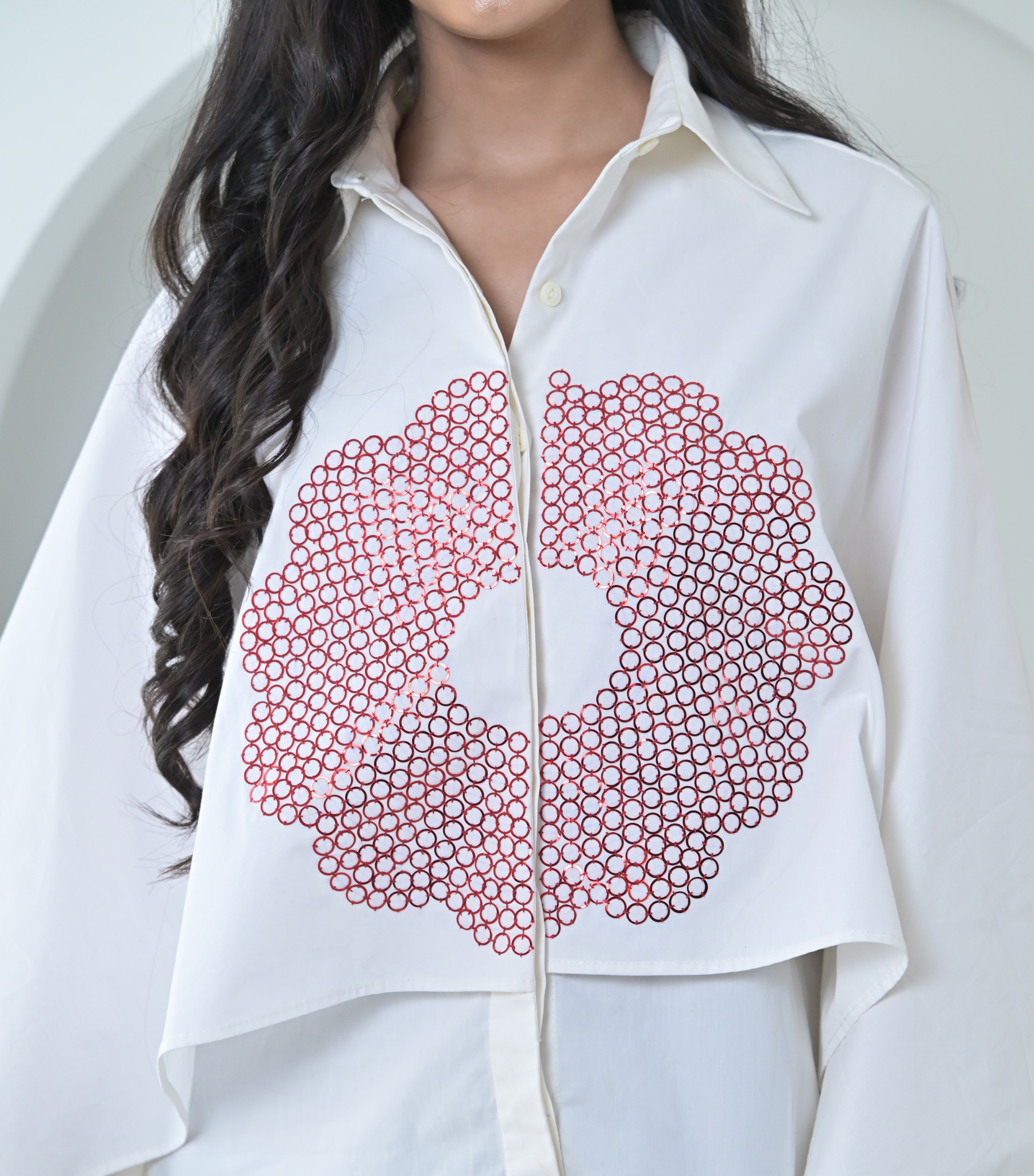WHITE NOCTURNE ECLIPSE SHIRT