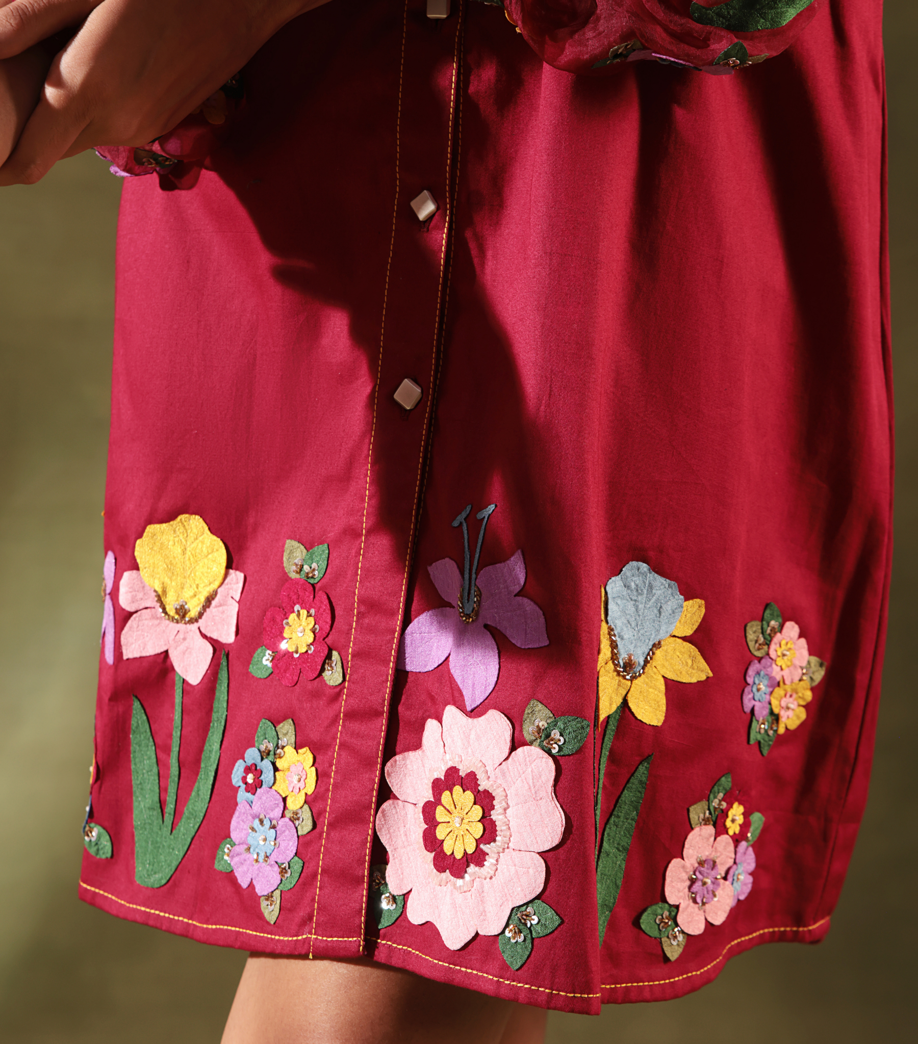 GARDEN BLOOM BADABAGH SHIRT STYLE DRESS