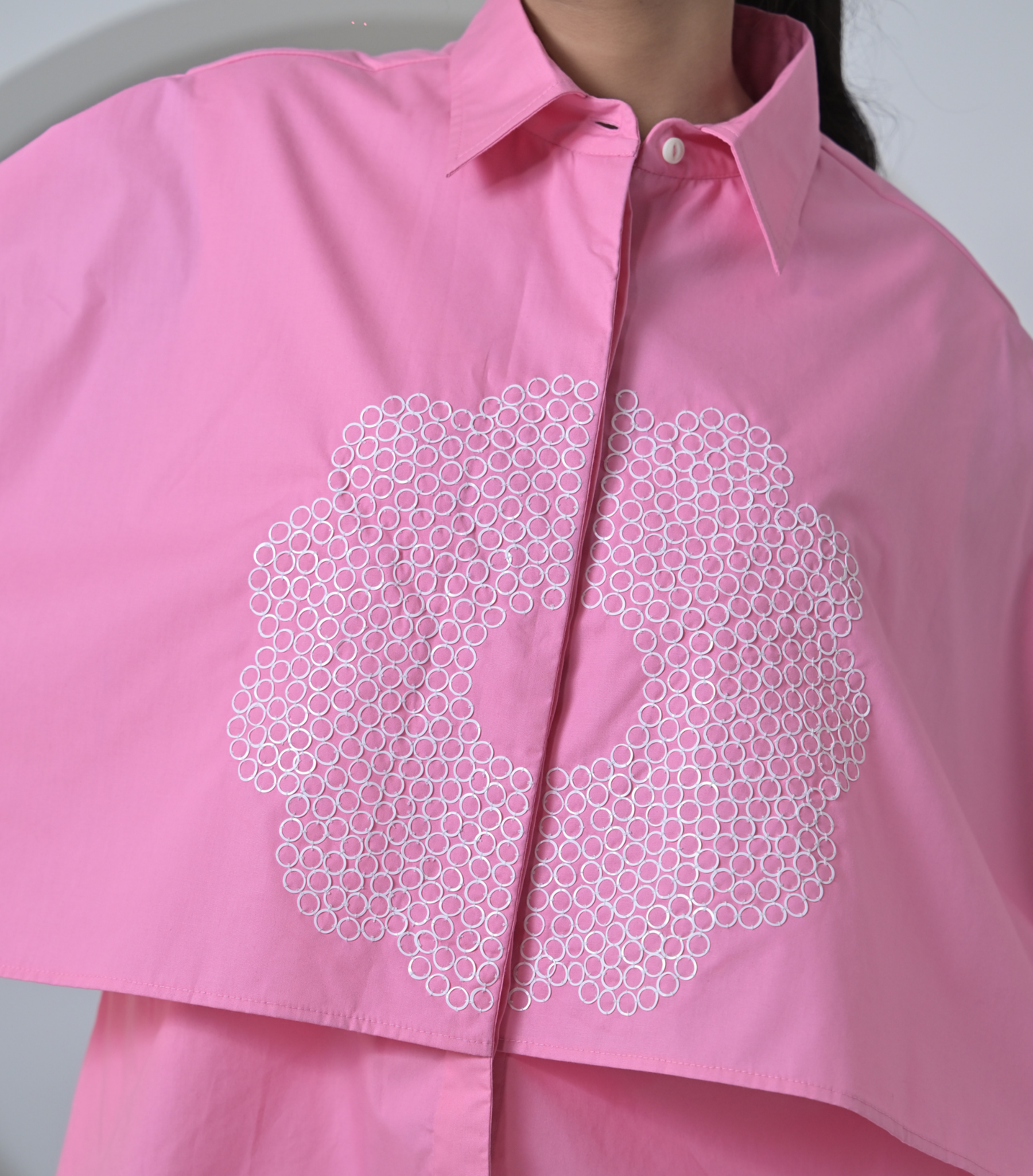 POWDER PINK NOCTURNE ECLIPSE SHIRT