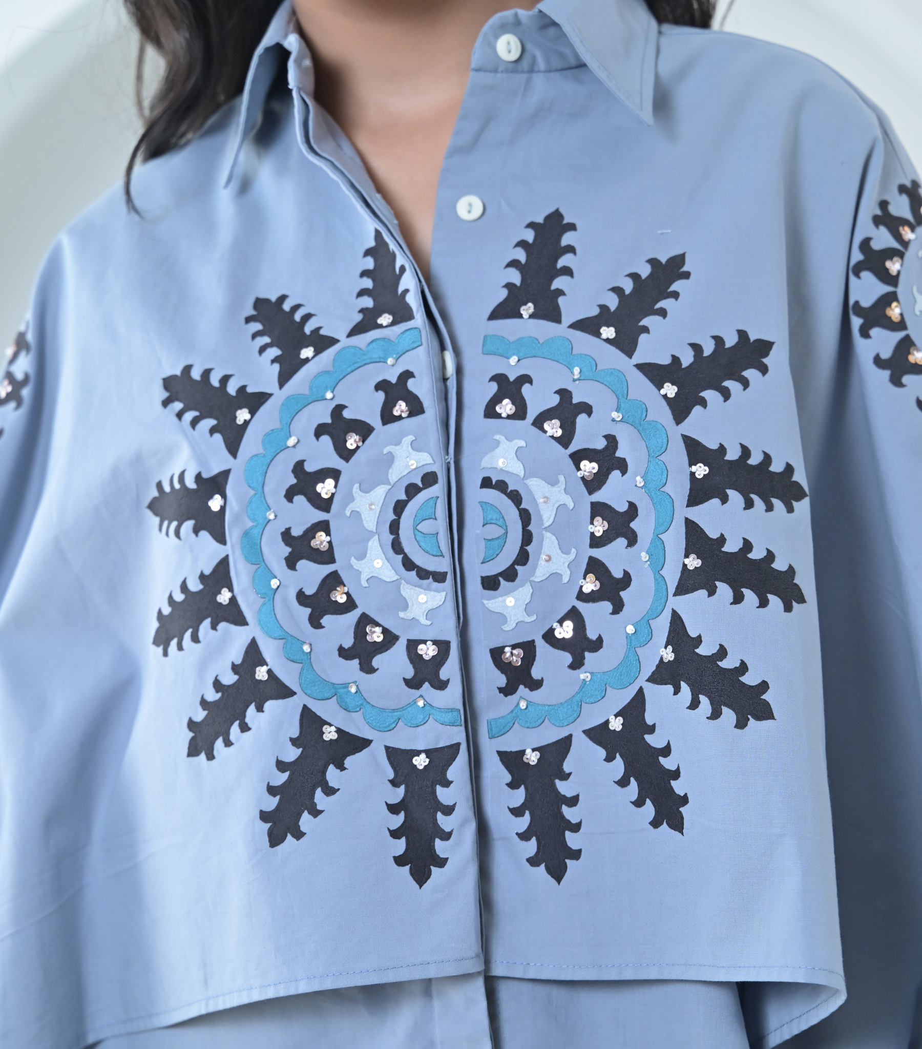 POWDER BLUE TURKISH SHIRT
