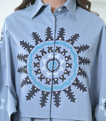 POWDER BLUE TURKISH DRESS